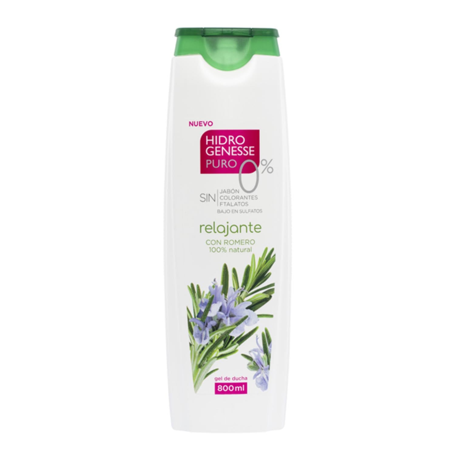 Hidrogenesse Romero Gel De Ducha Relajante 800Ml